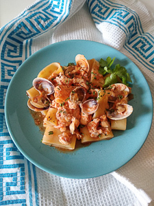 pasta con ragù di pesce