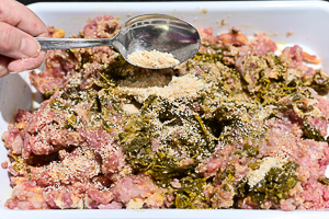 friarielli e carne macinata