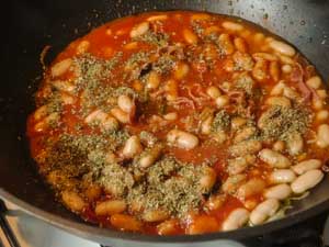 sugo con fagioli cannellini