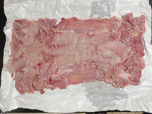 carne di coniglio battuta