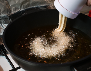 creare la forma dei churros