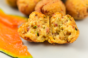 crocchette di zucca fritte