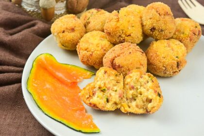 Crocchette di zucca, patate e speck