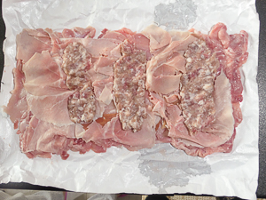 ripieno rollè di coniglio