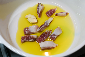 soffriggere la pancetta