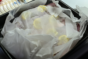 ricciola al cartoccio