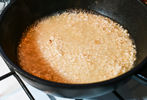 Aggiungere fumetto al risotto