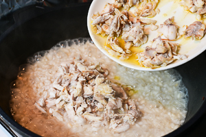 aggiungere gallinella al risotto