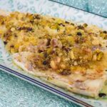 Ricetta orata al forno con granella di pistacchi e nocciole