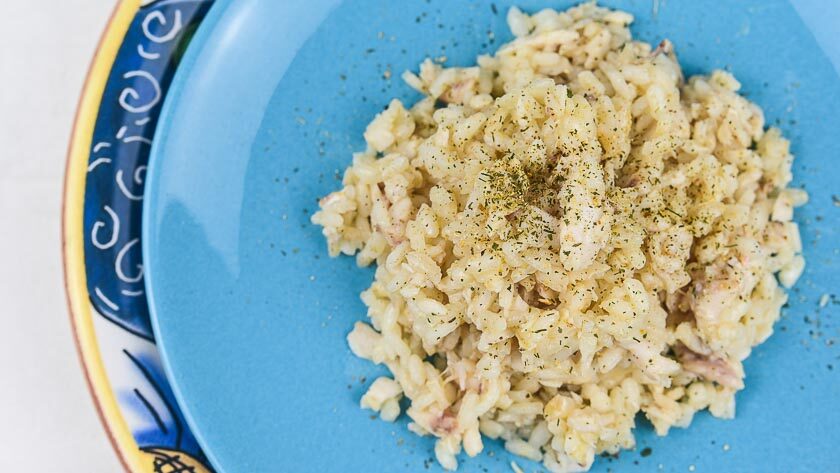 ricetta risotto con gallinella