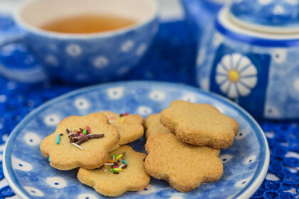 biscotti da tè senza glutine con farina di riso