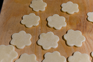 biscottini da tè a fiore
