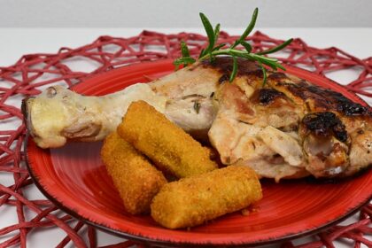 cosce di pollo in padella arrosto