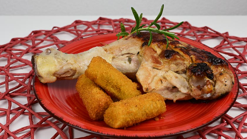 cosce di pollo in padella arrosto
