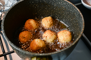 friggere polpette di fagioli