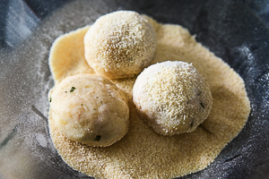 polpette nella semola