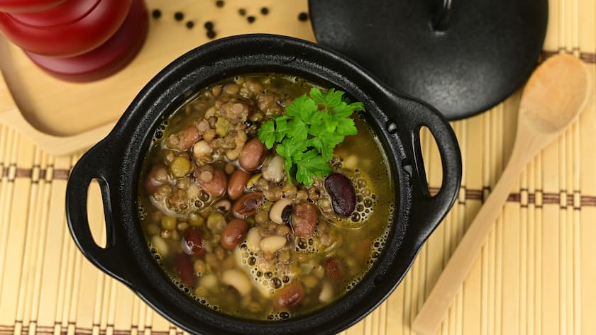 zuppa di legumi misti