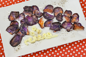 patate viola al forno croccanti
