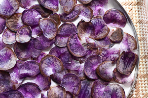 patate viola in teglia forno