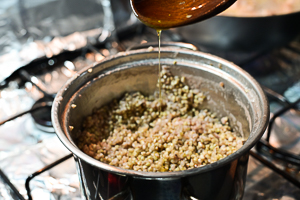 aggiungere olio nel grano saraceno