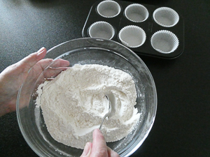 farina, fecola, stevia e bicarbonato