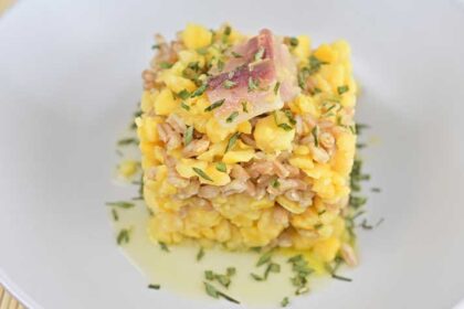 Insalata di cicerchie e farro