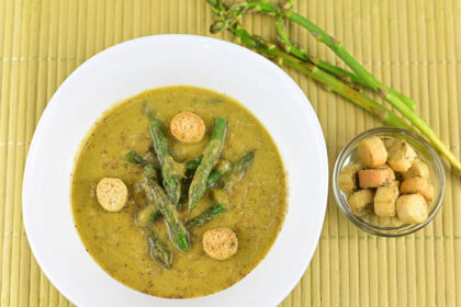 crema di asparagi per crostini