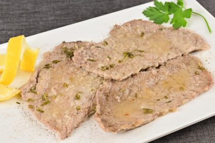 scaloppine di vitello al limone