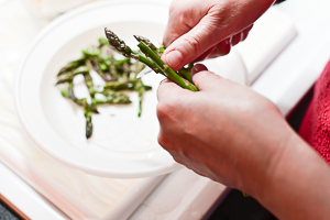 tagliare punte asparagi