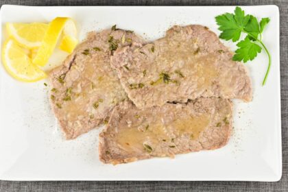 scaloppine di vitello al limone