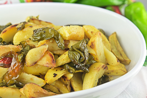 friggitelli con patate fritte