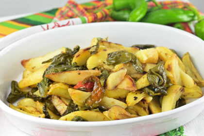 friggitelli fritti con patate