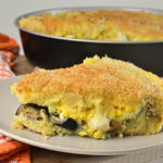 gateau di patate, melanzane e provola
