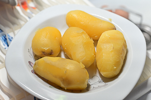 patate lesse sbucciate
