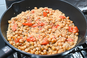 ricetta cous cous con ceci