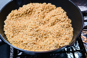 tostare il cous cous