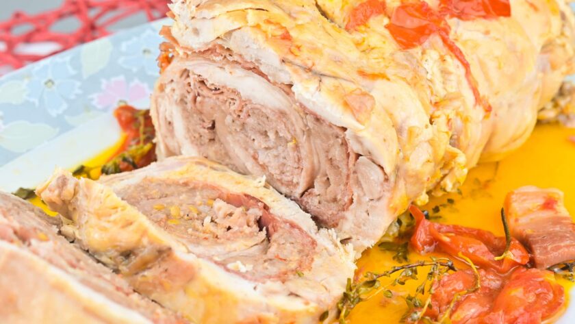 rollè di coniglio all'ischitana
