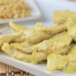 Bastoncini di petto di pollo al latte di cocco