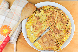 frittata di cous cous avanzato