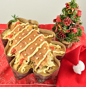 rustico natalizio ad albero di natale