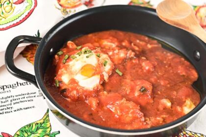 Uova in purgatorio ricetta napoletana delle uova al sugo