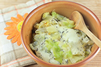 verza con scamorza filante