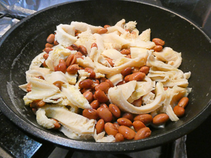 ricetta trippa con fagioli in padella