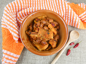 Trippa con fagioli borlotti ricetta contadina