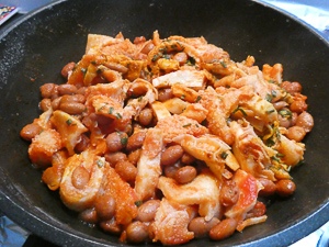 trippa con sugo e fagioli