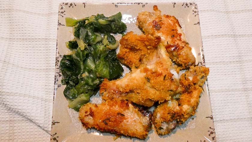 Alette di pollo al forno croccanti