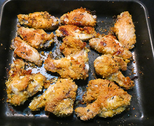 alette di pollo al forno panate