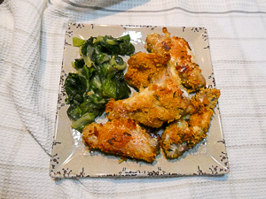 alette di pollo croccanti al forno