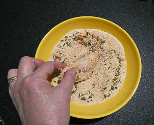 impanare le alette di pollo