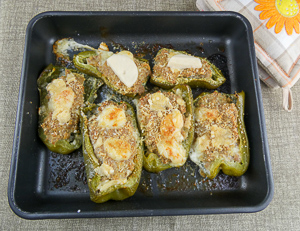 peperoni verdi ripieni in forno